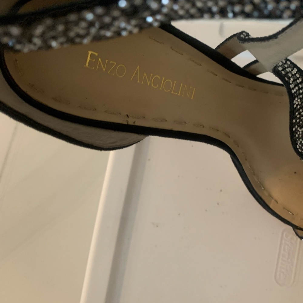 Black/Bling Sandals - Picture 3 of 5